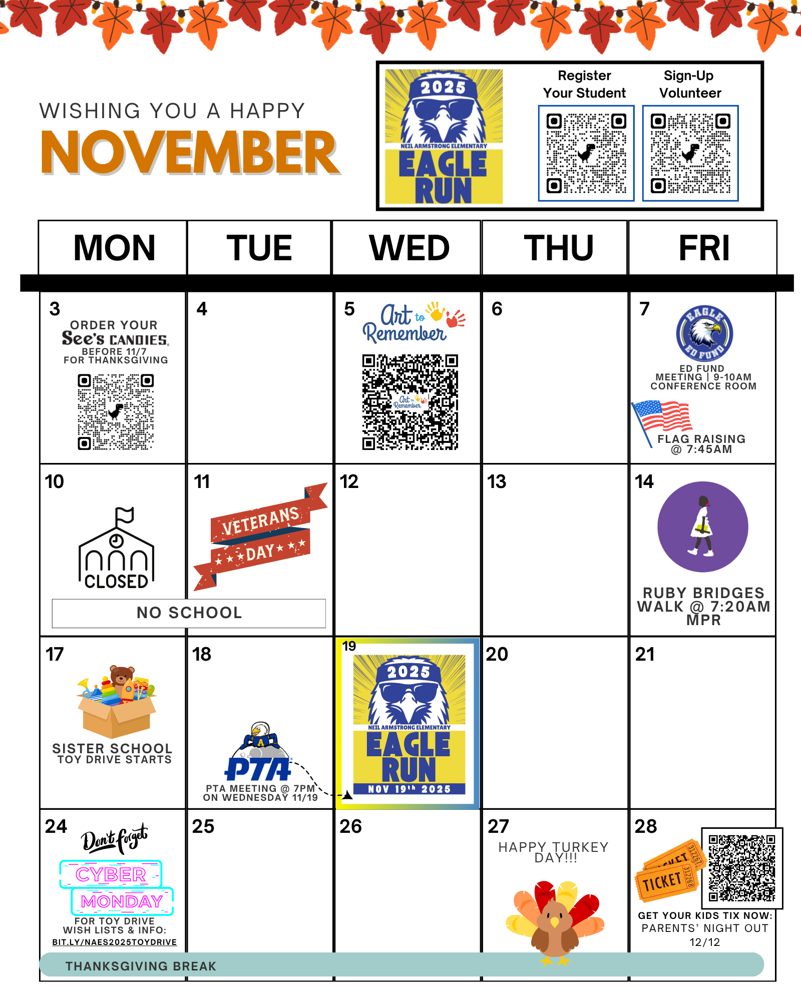 November 2025 Calendar