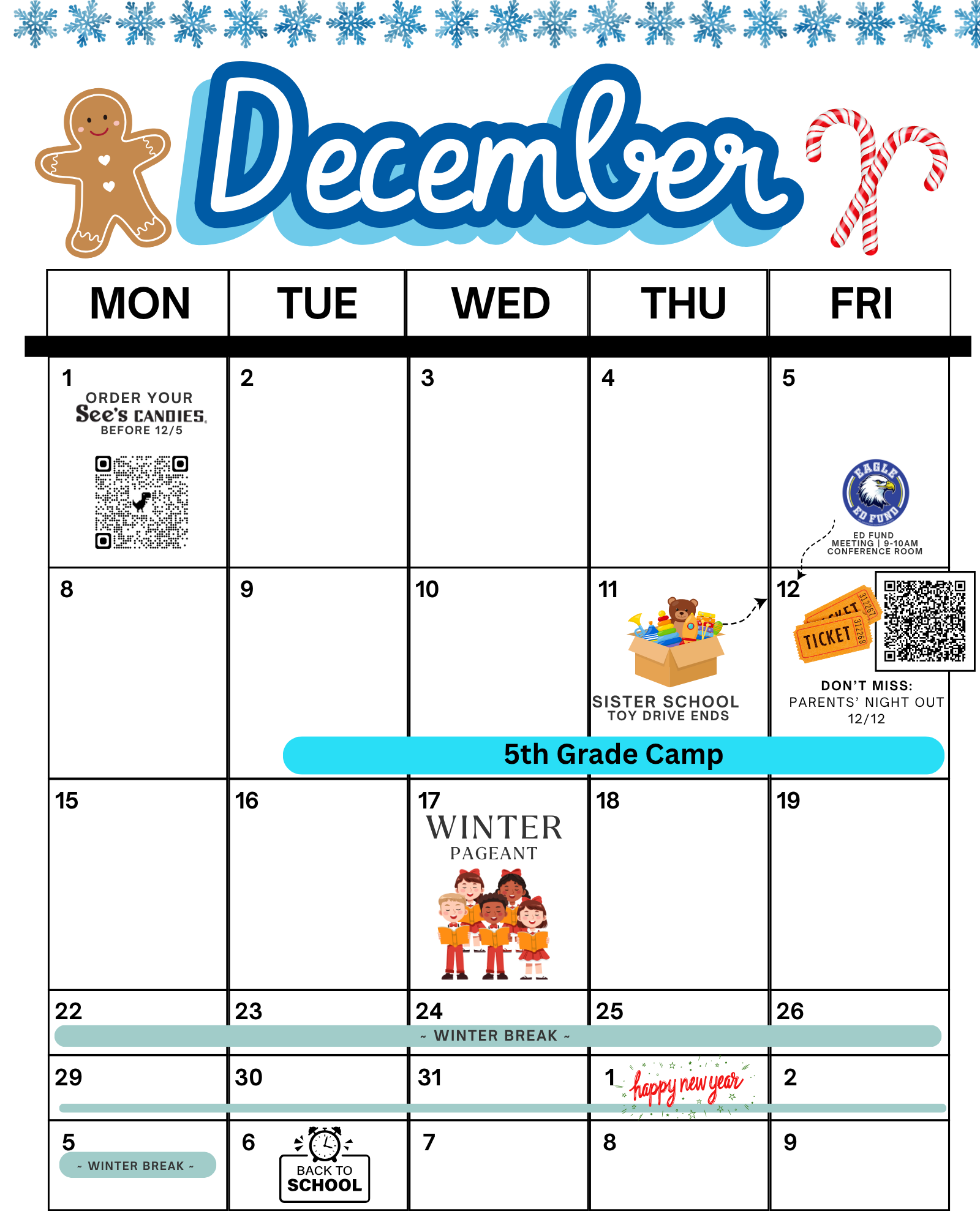 December 2025 Calendar